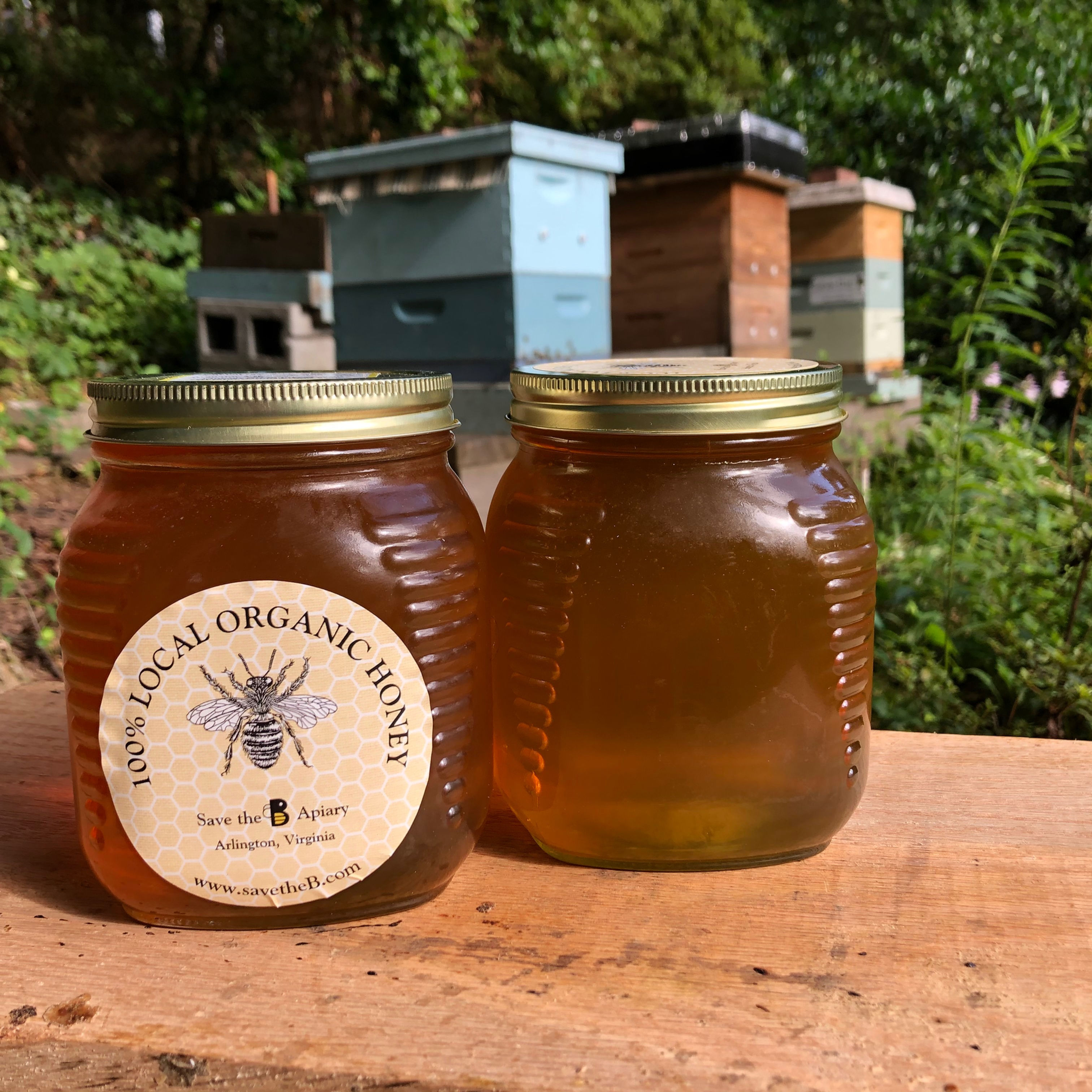 2 glass bottles (2.6 lb. each)