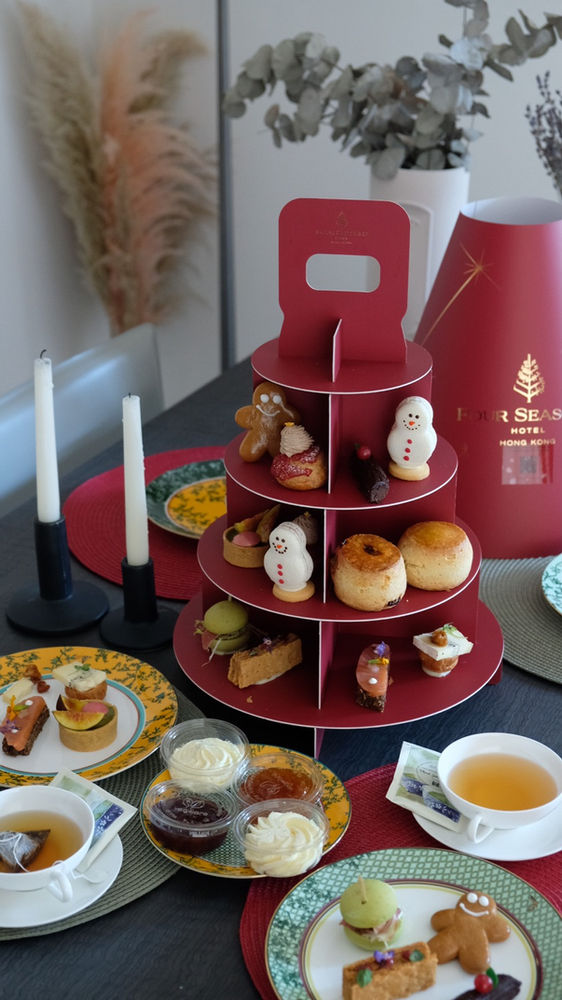 Takeaway Christmas Afternoon Tea by Four Seasons Hong Kong