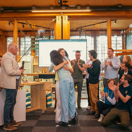 Founders presenteren hun food startups tijdens het Food Pioneers Pitch Event in Almere.