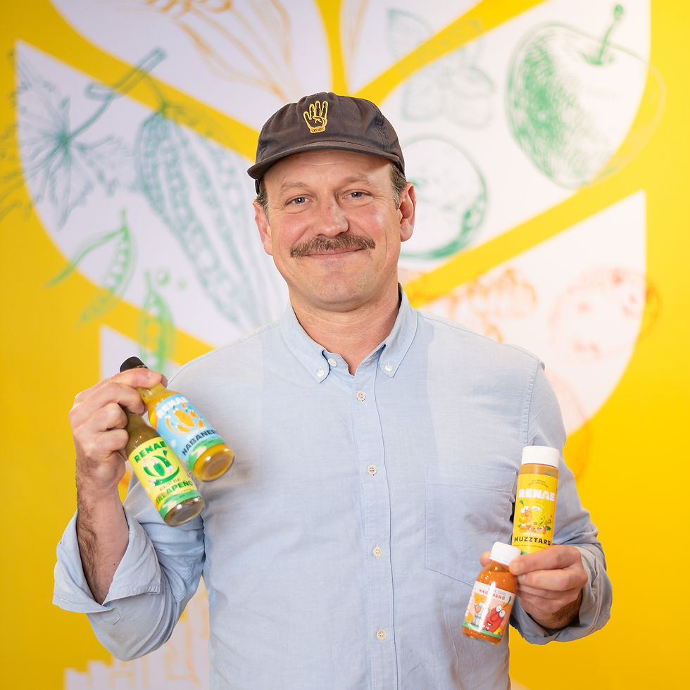 Tobin Nageotte (RENAE) – Food Pioneers Program portrait photo of Tobin, founder of RENAE.