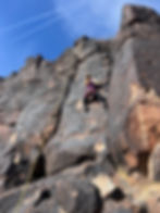 Me climbing in Utah @ 17 weeks pregnant