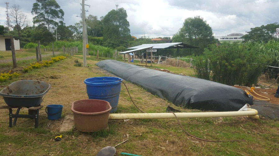 BIODIGESTOR TUBULAR EN SENA POPAYAN