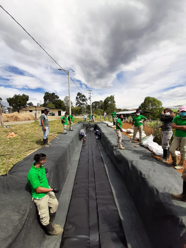 BIODIGESTOR TUBULAR EN SENA POPAYAN