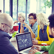 Marketing team meeting
