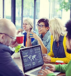 Marketing team meeting
