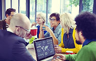 Marketing team meeting