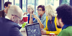 Marketing team meeting