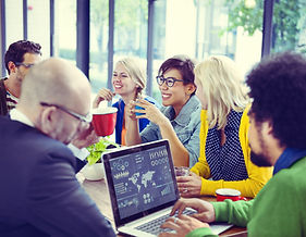 Marketing team meeting