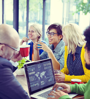 Marketing team meeting