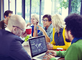 Marketing team meeting