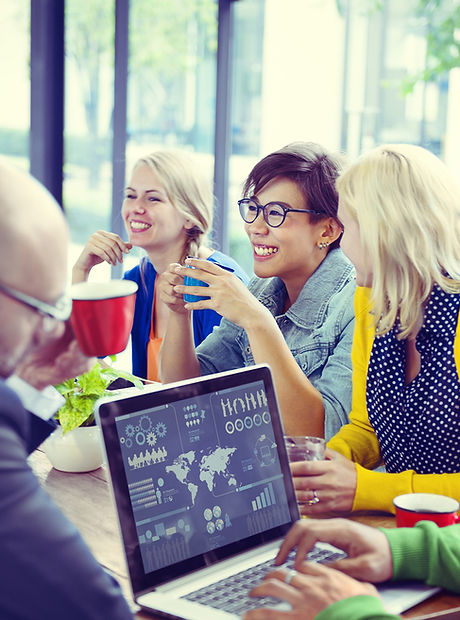 Marketing team meeting