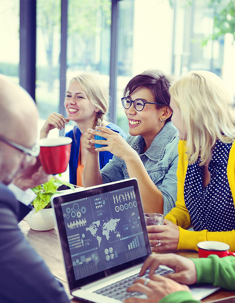 Marketing team meeting