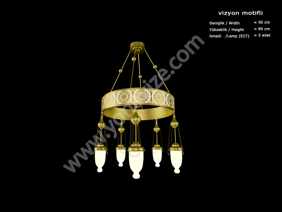 الصورة المصغرة: Vizyon Motifli Avize 4