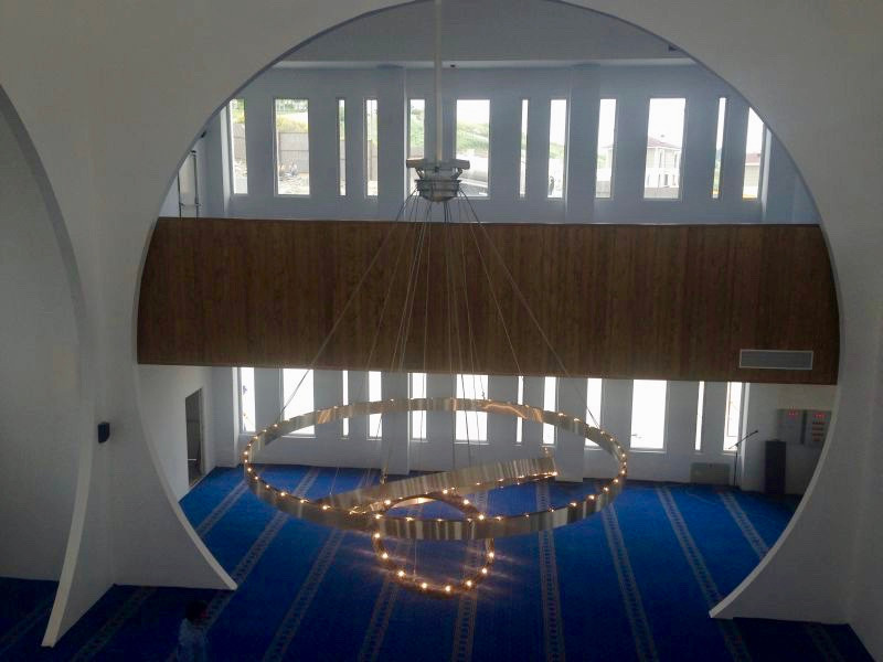 İstanbul Başakşehir Boğazköy Cami Özel Tasarım Galaksi Model Camii Avizesi