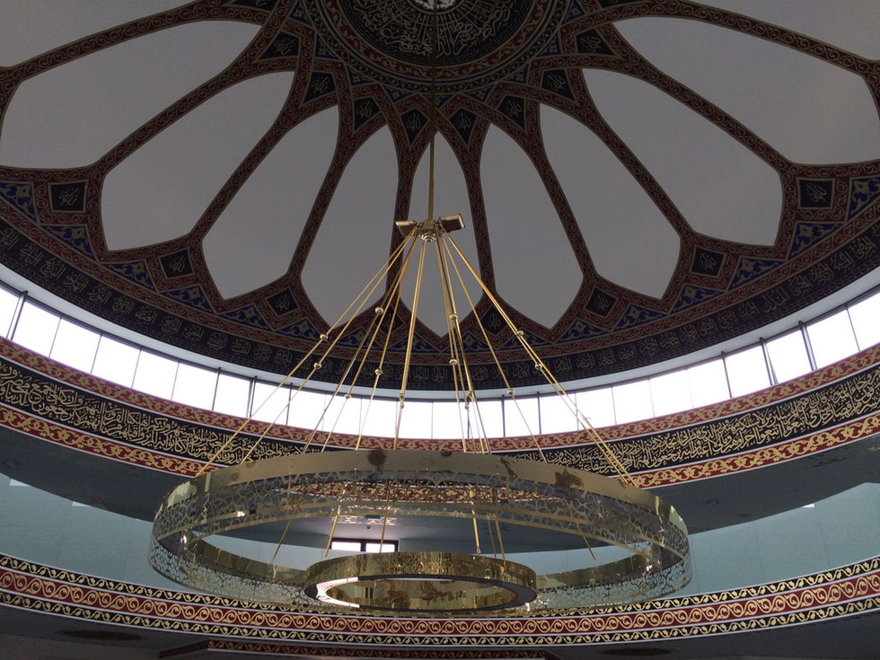 Belçika Lier Camii Özel Tasarım Camii Avizesi