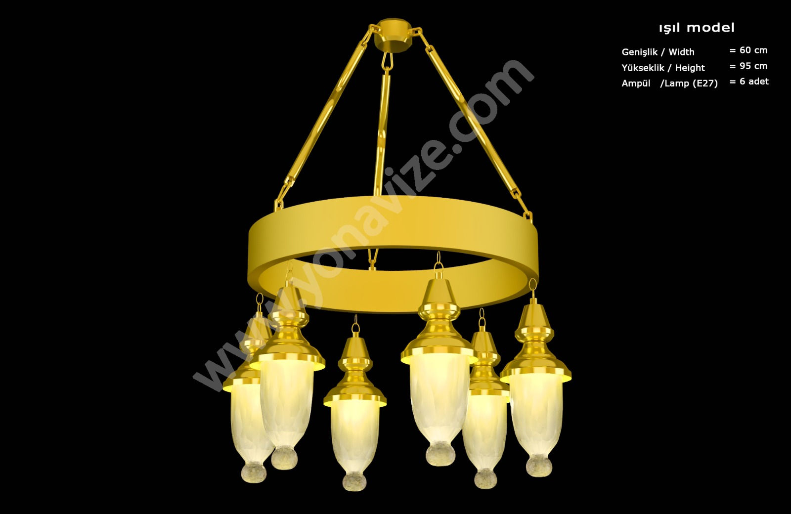 Işıl Model Camii Avizesi