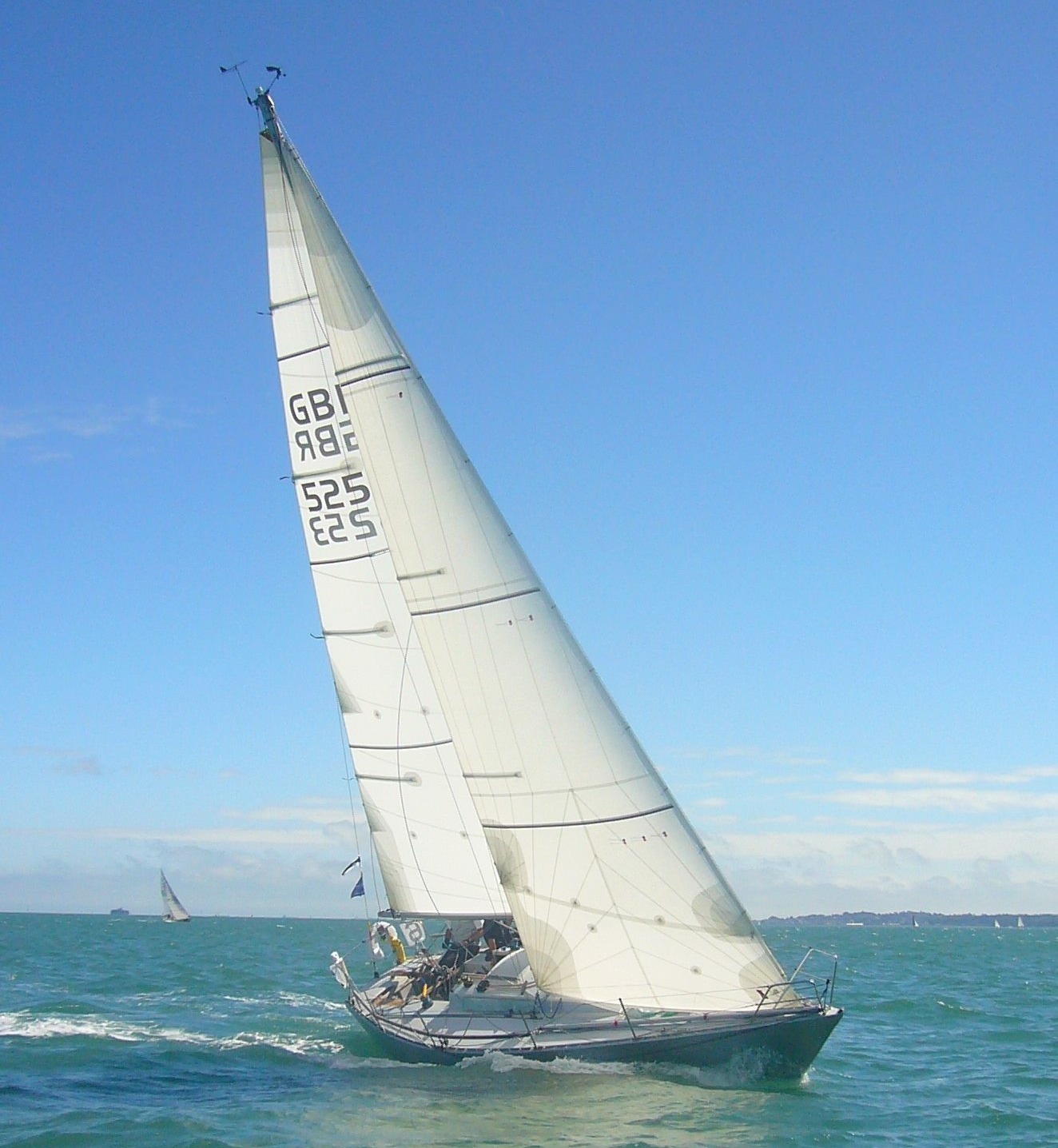 Silver Shamrock after conversion. The hull was unchanged. Everything that determined her performance was not, and no polar existed that described her