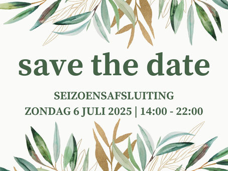 Seizoensafsluiting