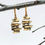 Miniatura: Aretes modelo DRUZZY ORO
