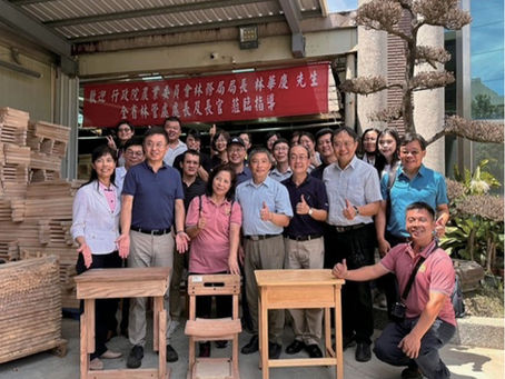 林業署署長及全省各分署長蒞臨三弘廠區參訪