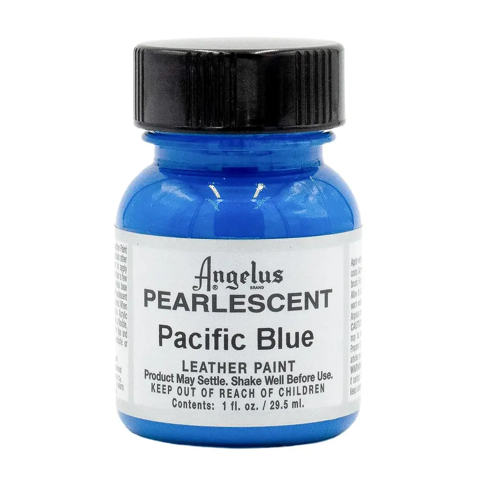 ANGELUS PEARLESCENT PACIFIC  BLUE PAINT