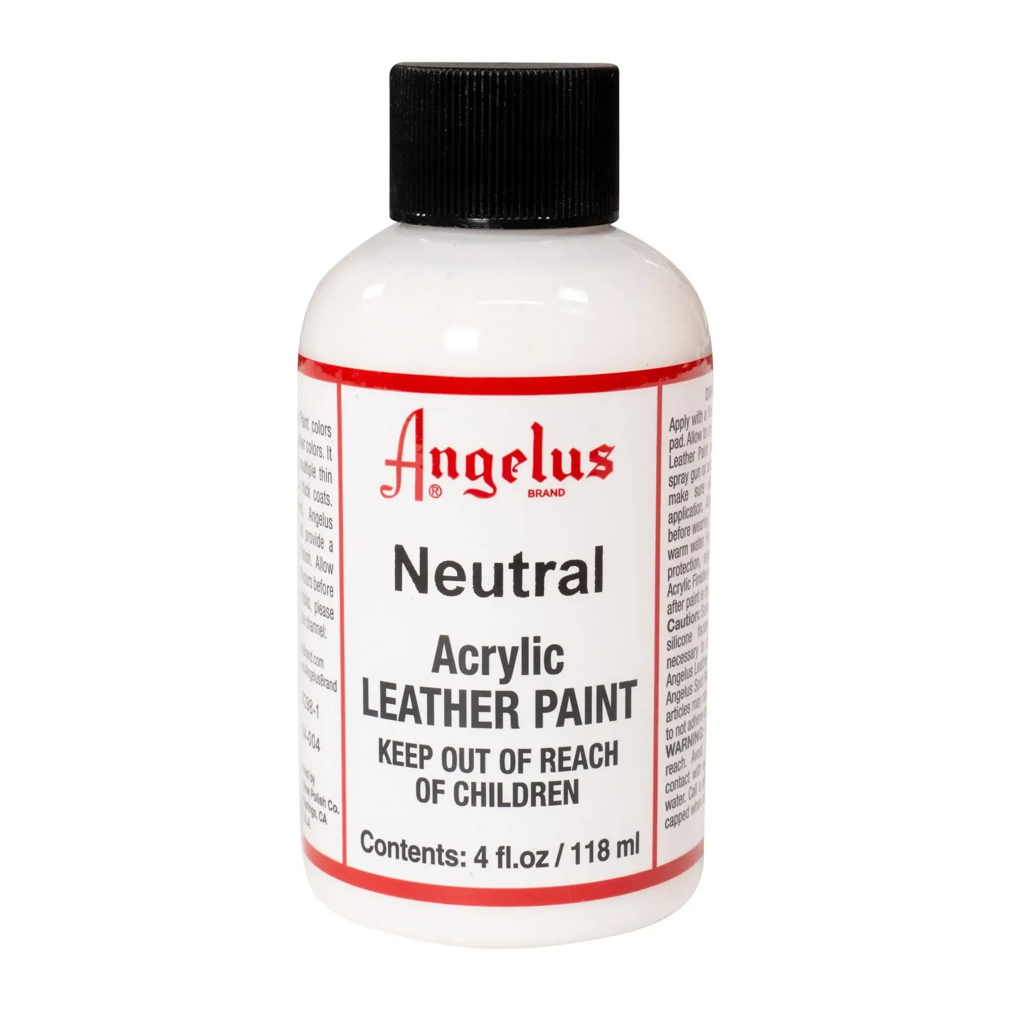 ANGELUS NEUTRAL (CLEAR) ACRYLIC PAINT 4 FL. OZ