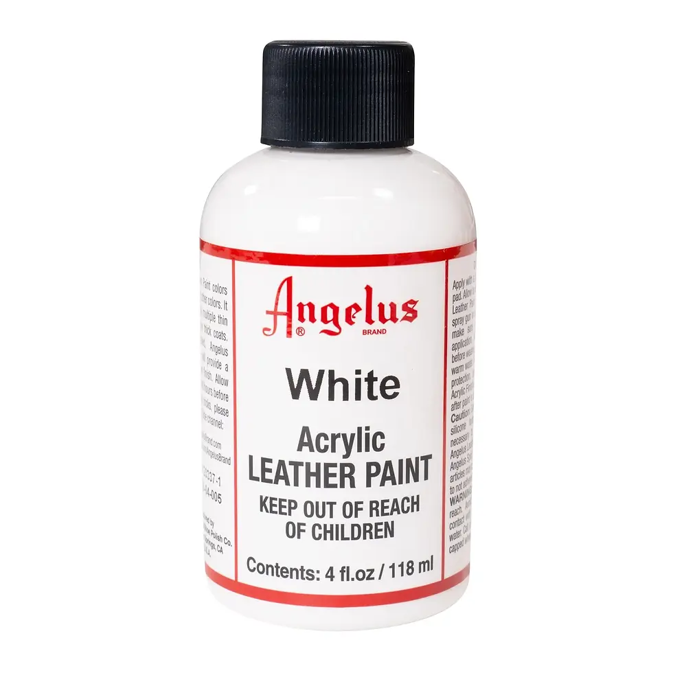 ANGELUS  WHITE ACRYLIC PAINT 4 FL. OZ