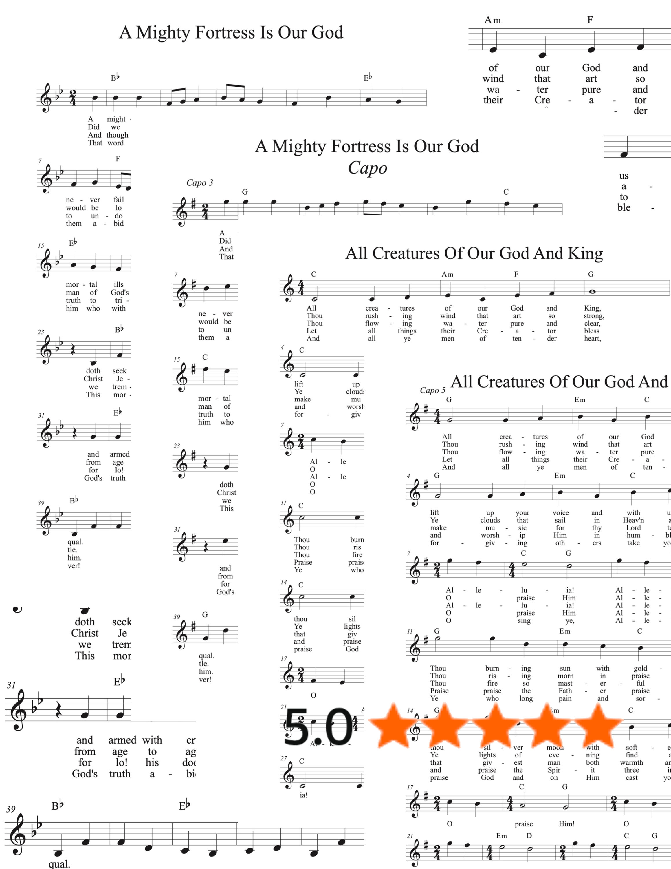 PDF + Online Version: The Musician's Hymnal