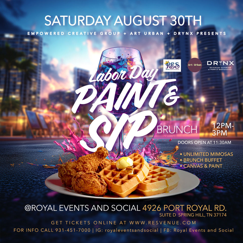 Labor Day Paint & Sip Brunch