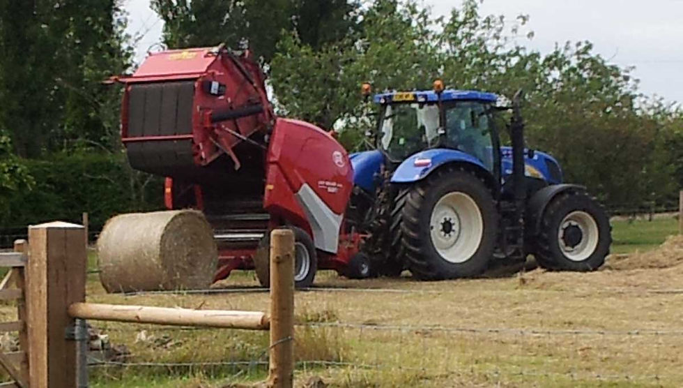Out pops a bale.....