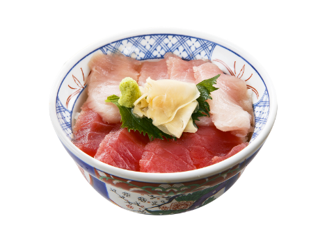 Kaisendon: bowl of rice topped with sea food