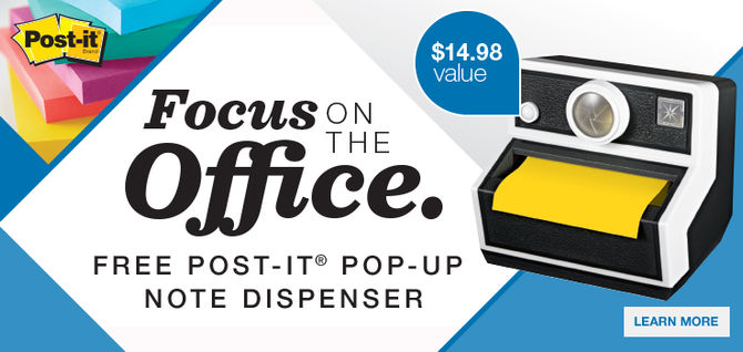 Free! Post-it Pop-Up Camera Dispenser