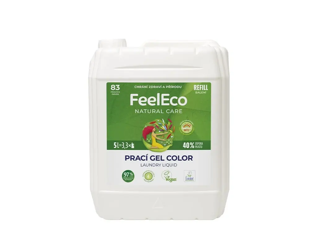 PRANÍ - FEELECO prací gel na barevné prádlo 100g