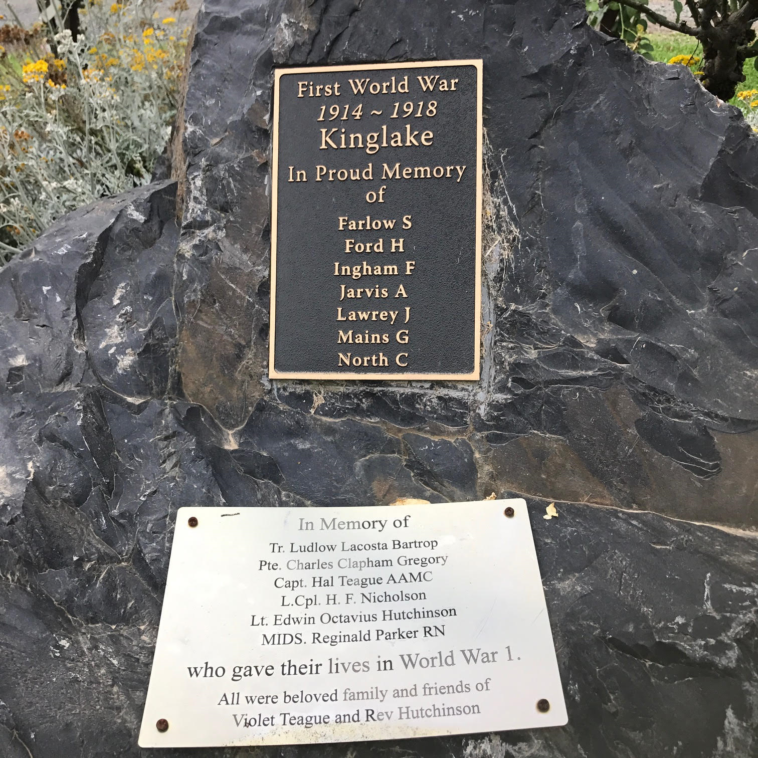 memorial plaque