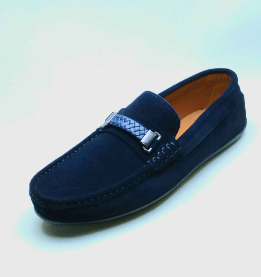 Miniature : MOCASSAIN DAIM BLEU CHIC