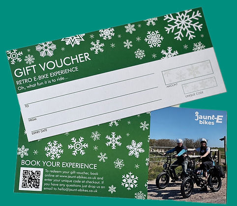 1 2 day e bike hire Gift Voucher Jaunt E Bikes 2024