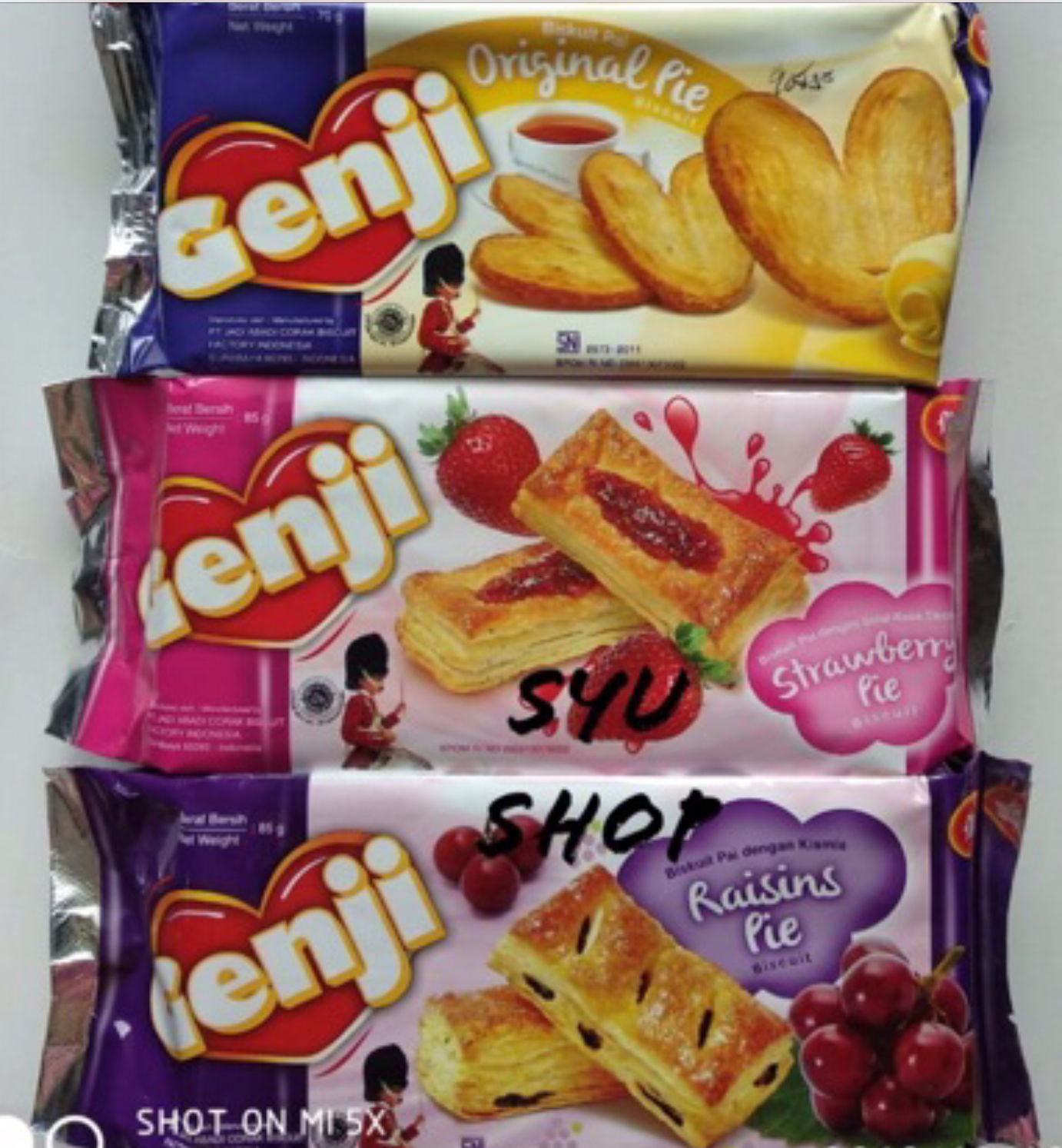 MONDE GENJI Biscuits variants
