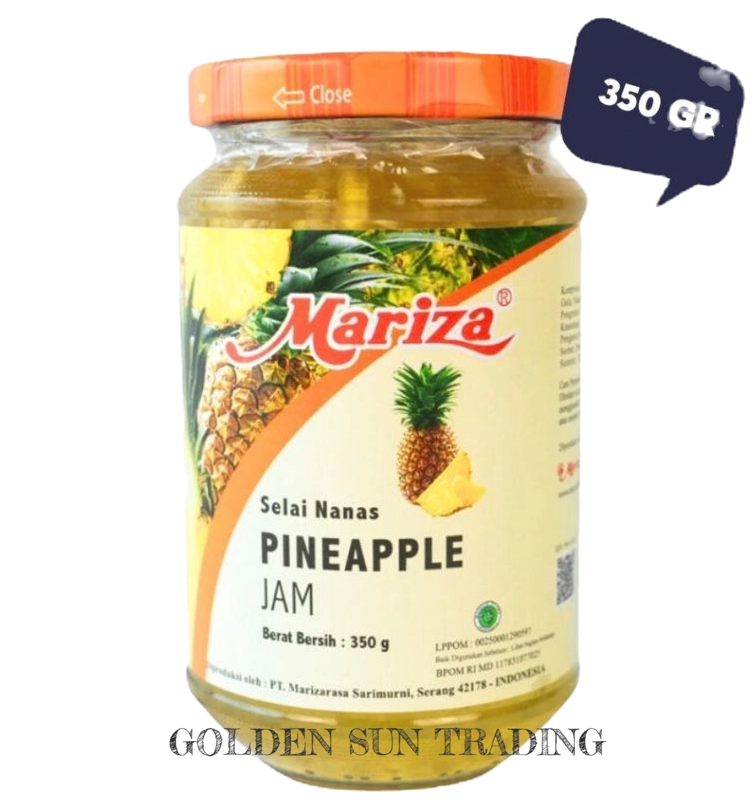 MARIZA JAM - PINEAPPLE 24x350g