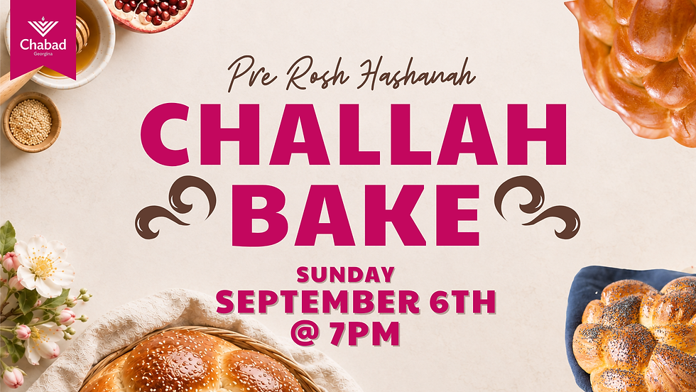Pre Rosh Hashanah Challah Bake 2026