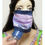 Thumbnail: 送料無料！フェイスベール　face veil アラブ風マスク（冷感タイプ　シフォン・パープル）洗える！飲食しやすい・接客業にお勧め　fv42