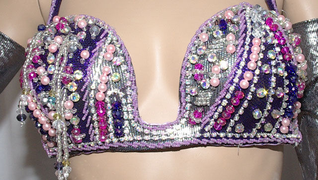 الصورة المصغرة: 送料無料！【ベリーダンス衣装 フルセット】Dunya_DB063　エジプシャン衣装