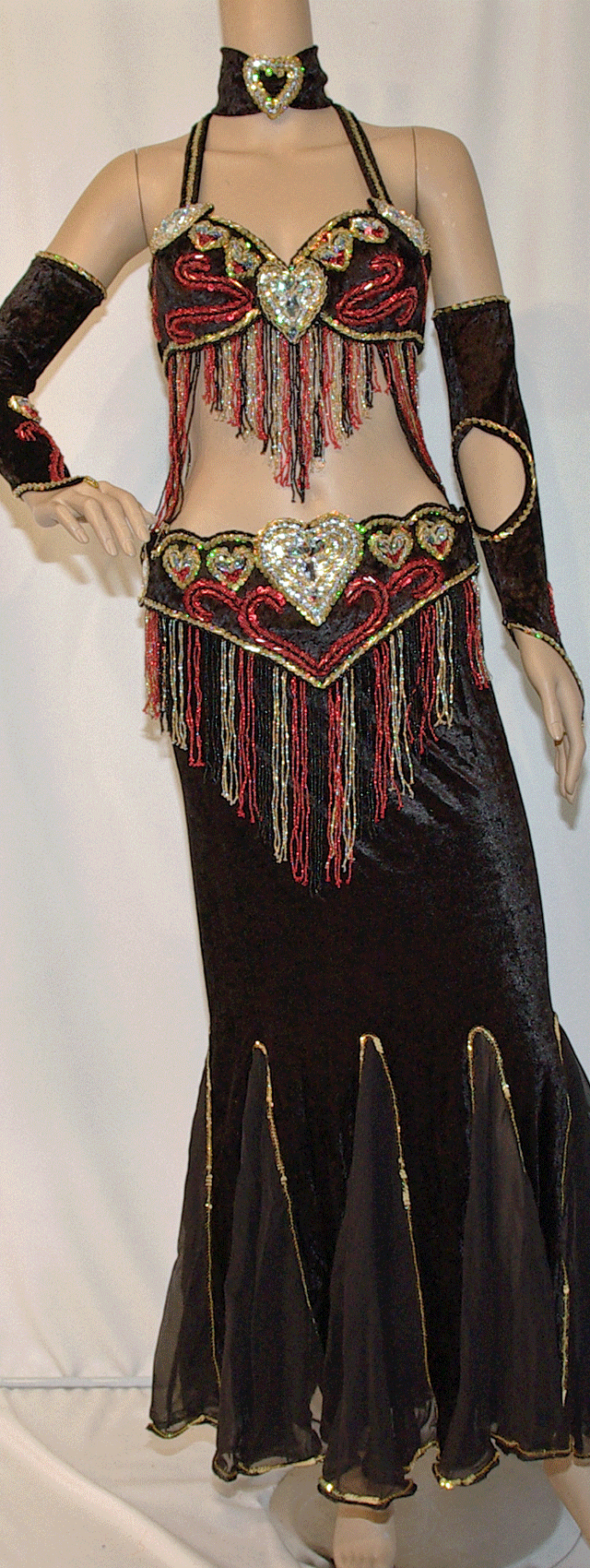 ベリーダンス ブラベルト ベリーダンス衣装 ブラベルト2点セット ADNLHY0081 | Belly Treasure®︎