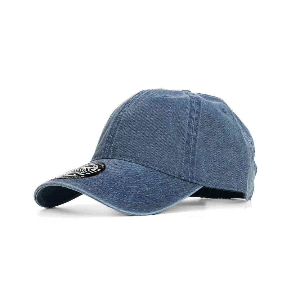 Thumbnail: Stone 6 Panel Chino Cotton Twill Cap