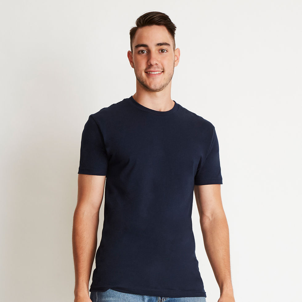 Thumbnail: Mens Cotton Crew Neck Tee