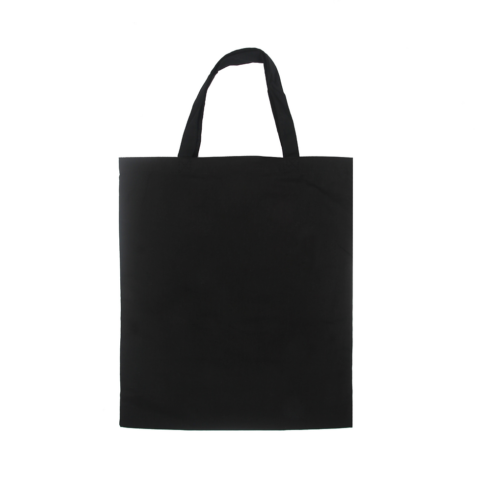Thumbnail: Coloured Calico Bag Short Handle