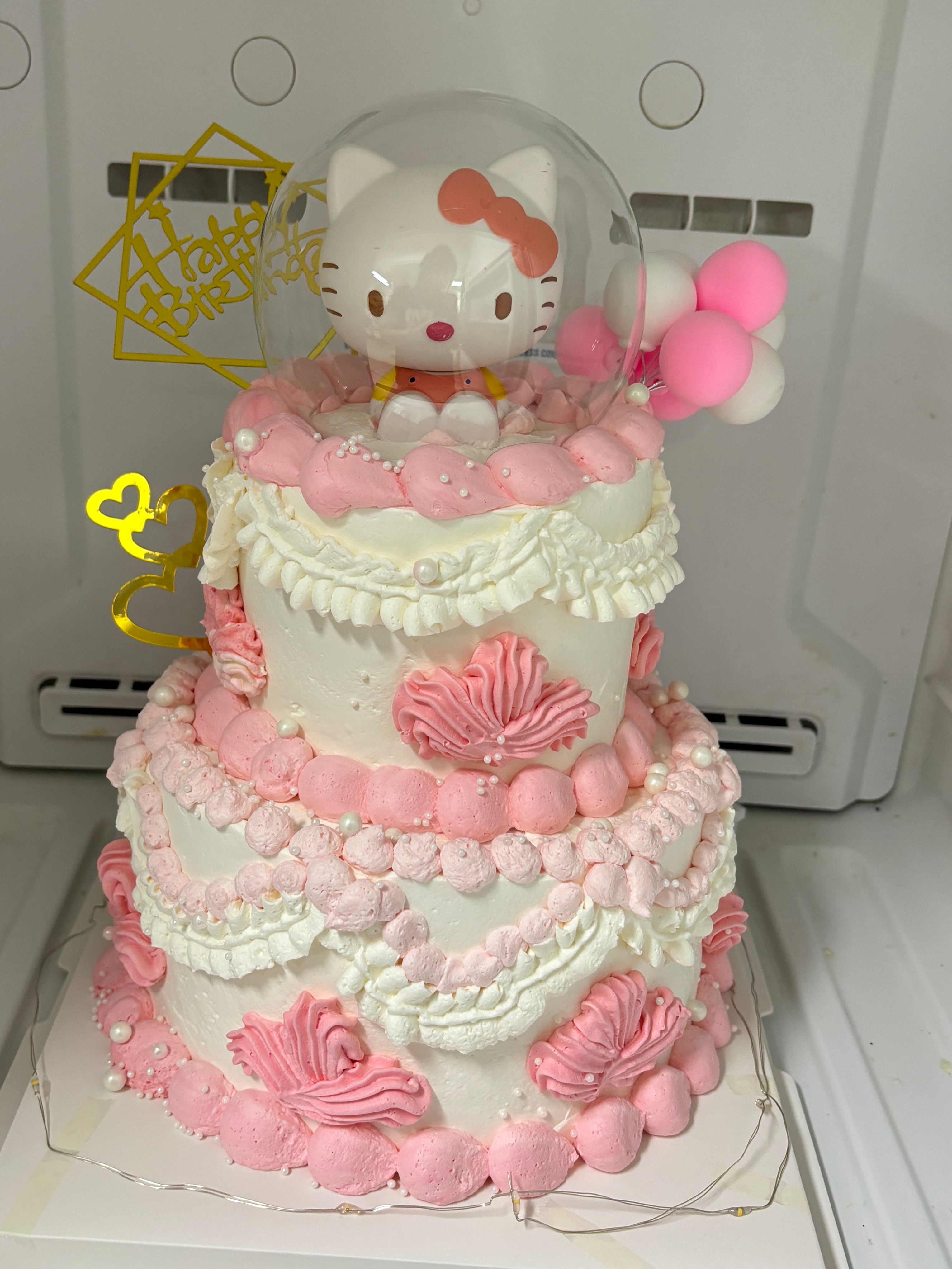 復古Hello Kitty水晶球蛋糕