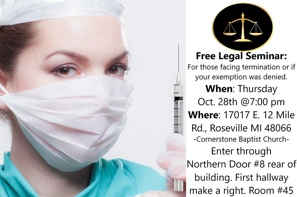 Navigating the Field of Vaccine Mandates & Possible Exemptions Seminar