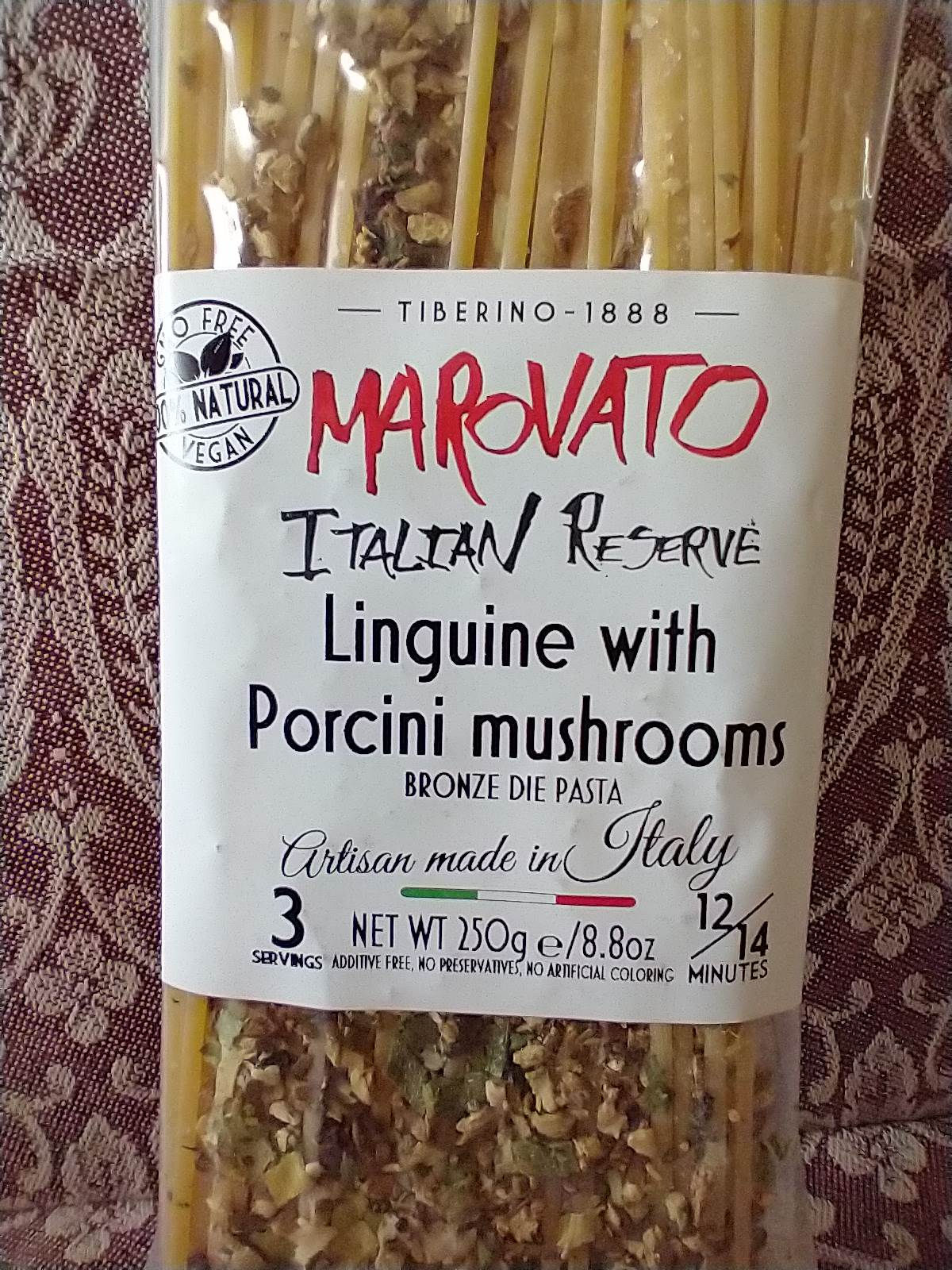 Marovato Linquine w/Porcini Mushrooms