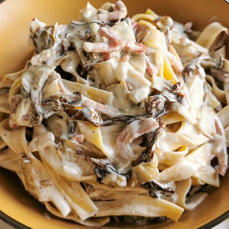 PASTA WITH RADICCHIO AND SPECK