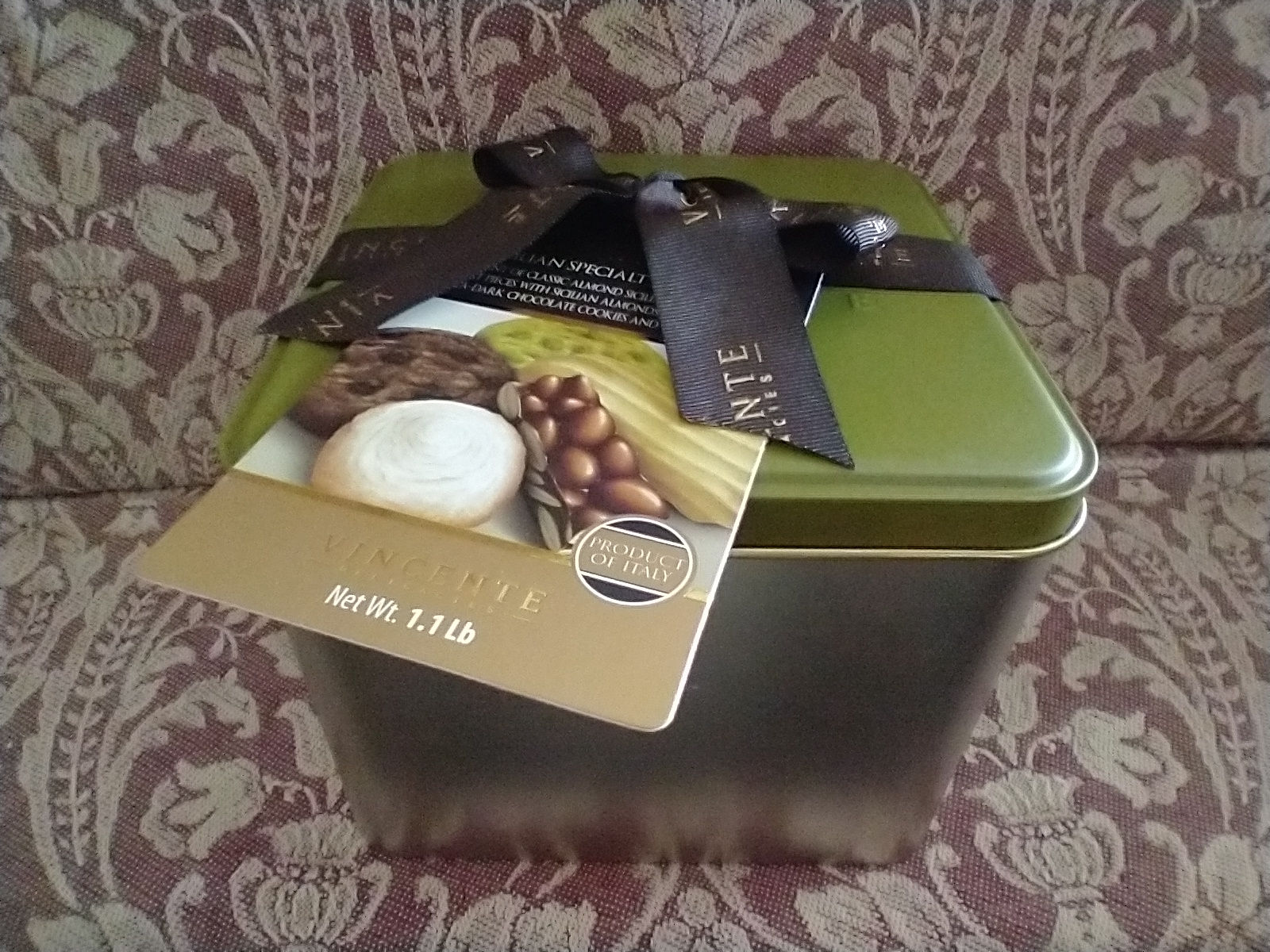 Vincente Sicilian Assorted Cookie Tin